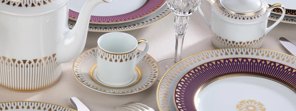 Bernardaud Soleil Levant Colors Salad/Dessert Plate Set of 4